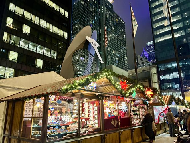 Opening night of the Christkindlmarket.