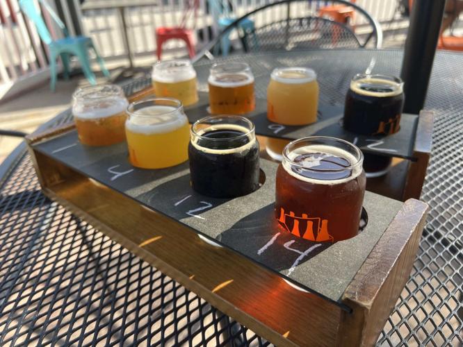 A Flight of Beer from Beer on the Wall in Arlington Heights _ Photo by Anthony Martorina.jpg