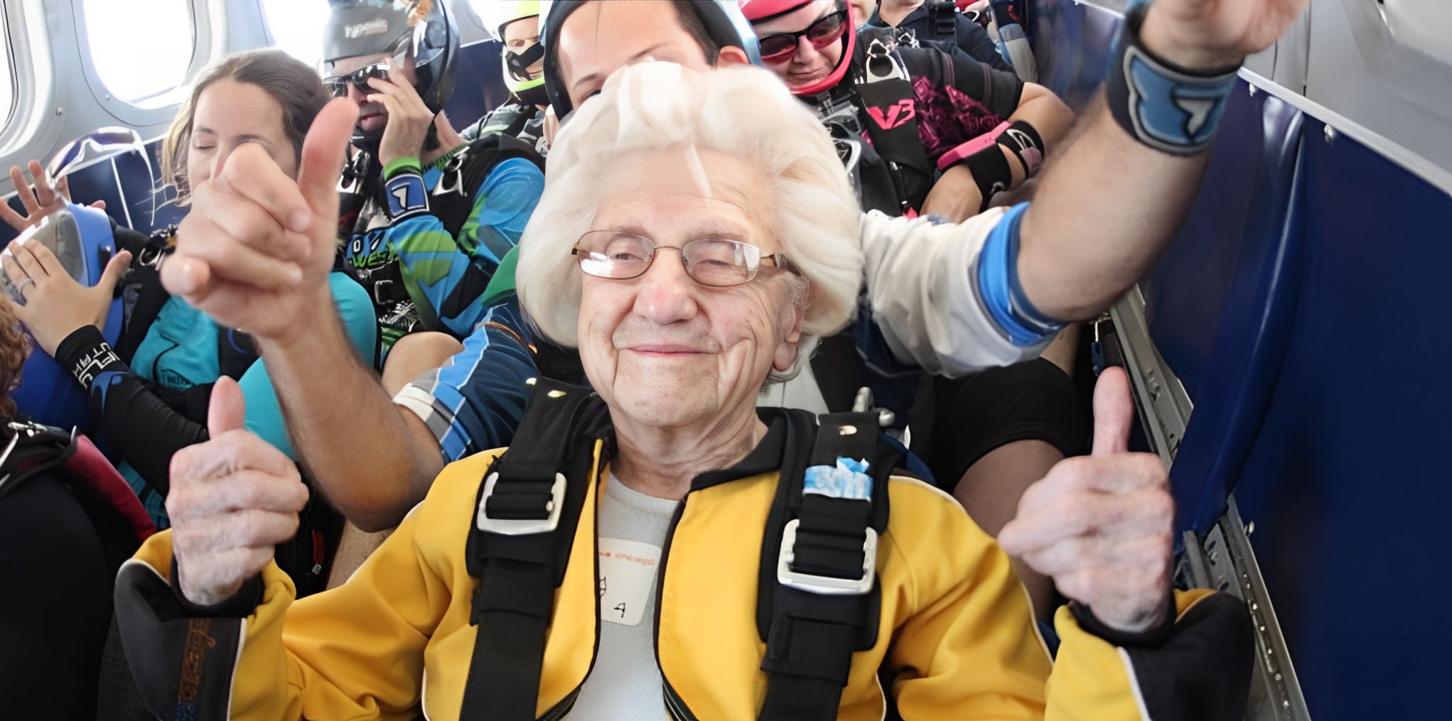 Dorothy Hoffner skydive