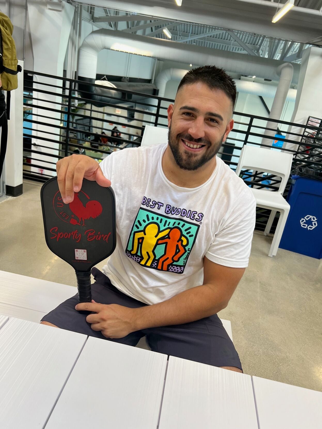 Celebrity trainer and pro rugby star, Lucas Cancelier. (Photo by Candace Jordan)