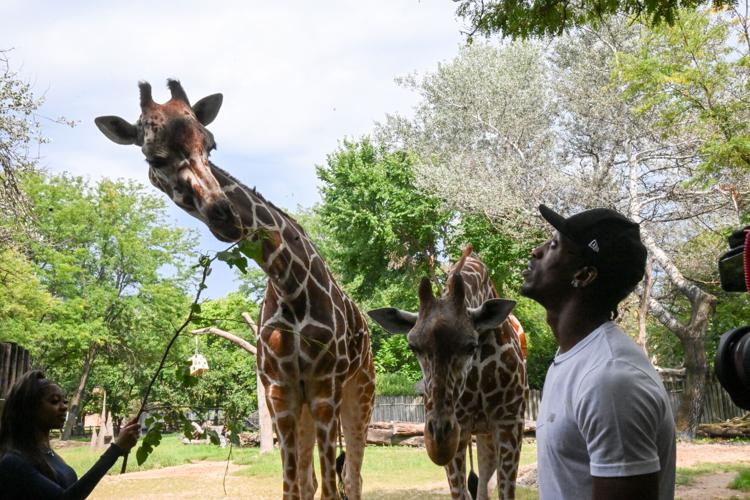 Chicago Bears rookie Malik Muhammad impresses on and off the field at Brookfield Zoo