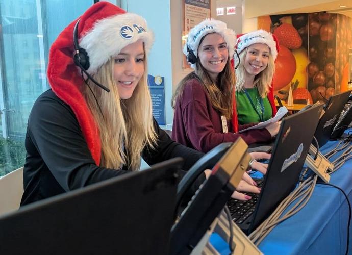 More Darvin team members manning the phones at Lurie's Radiothon, helping raised $925, 831 for Lurie Children's.