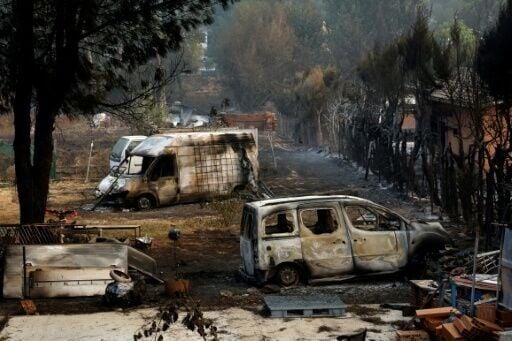 Villages west of Madrid were devastated by the huge blaze