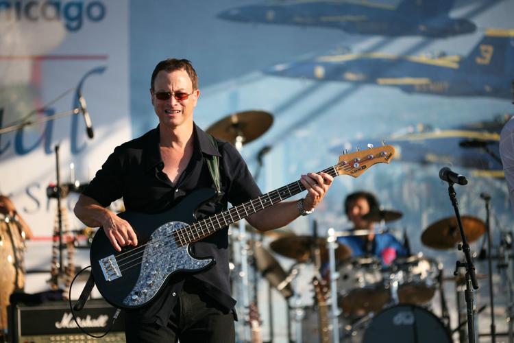 Gary Sinise and the Lt. Dan Band will perform the only ticketed concert in the U.S. at Cantigny in Wheaton, Illinois, July 11.   (Wikimedia Commons photo by Daniel Schwen of Sinise at the Chicago Air and Water Festival 2008.)