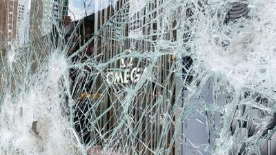 Broken window