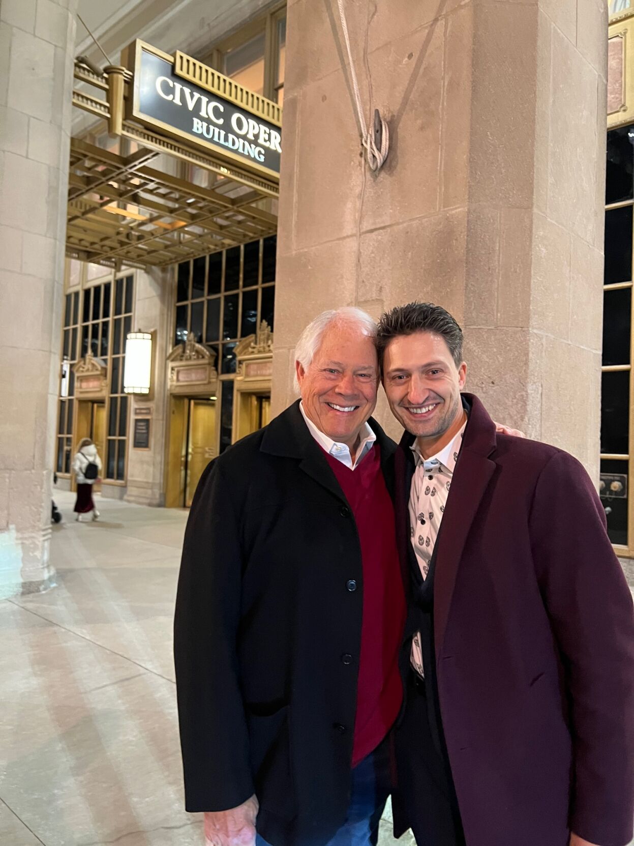 Chuck Jordan and Temur Suluashvili, former Joffrey Ballet dancer.