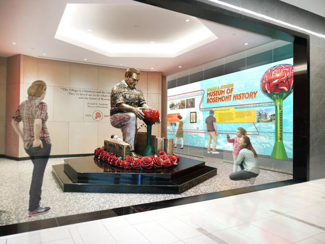 Donald E. Stephens Rosemont History Museum Entrance Rendering. Credit Village of Rosemont