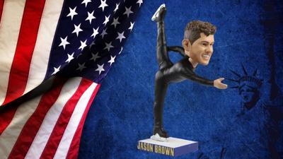 Jason Brown Olympian Bobblehead ARticle Main PHoto