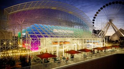 Rendering of Illuminarium coming to Navy Pier's Crystal Gardens in 2022. (Photo courtesy of Rockwell Group)