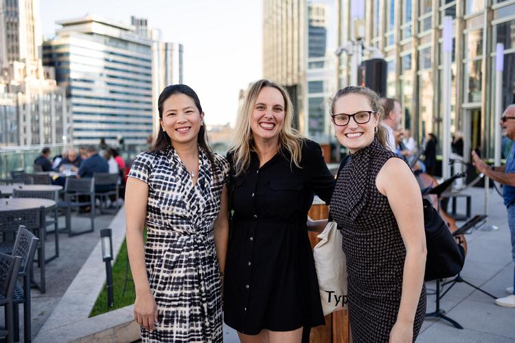 Elaine Hyde, Leila Schmidt and friend. (Photo by Kelsy Goodwin)