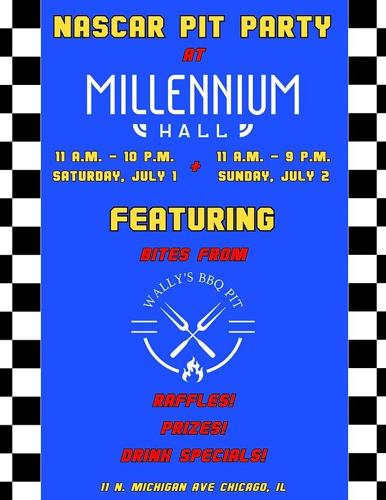 NASCAR to host free Pit Party in Millennium Hall (photo courtesy of NASCAR)