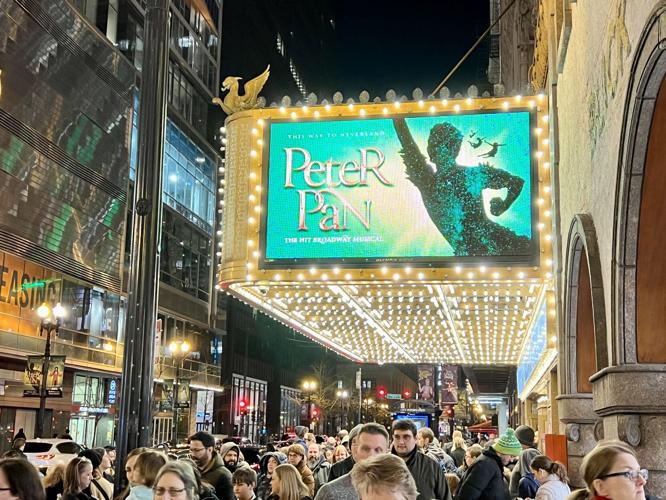 Peter Pan is now at the Nederlander Theatre through April 7. (Photo | Candace Jordan)