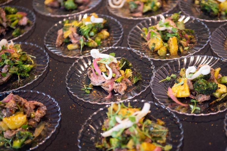 local restaurants provide delicious tasting portions at chicago on tap .jpg
