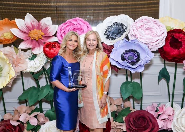 FLAIR honoree Dr. Stacie McClane with Janet Szlyk, president and CEO Chicago Lighthouse. (Photo by Mila Samokhina)