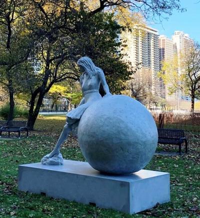 The sculpture World Traveler was a 2020 sponsored piece, highlighted by SNA in December.