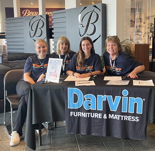For Darvin's recent Blood Drive, employees as well as community members signed up to donate.
