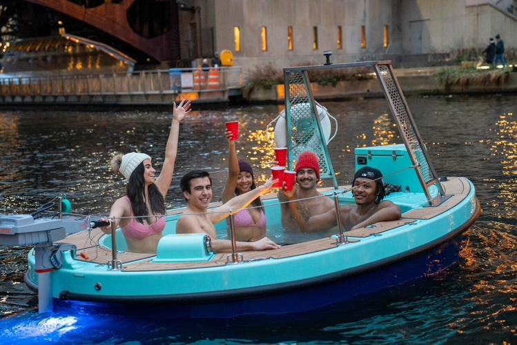 Hot Tub Boats are sailing into Chicago this winter 1