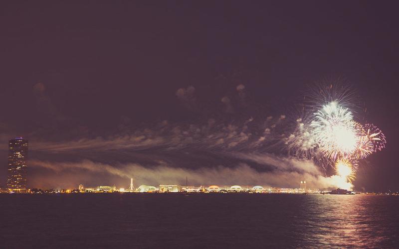 Navy Pier Fourth of July FIreworks – Chicago 2014