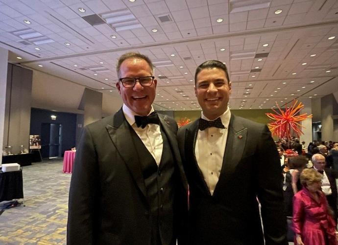At Misericordia's First Look event, Lou Manfredini served as the emcee and Alex Maragos was the auctioneer.