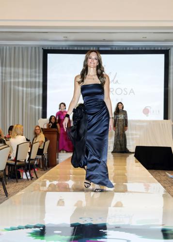 Donna Rotunno wearing Elda de la Rosa.(Photo by Mila Samokhina)