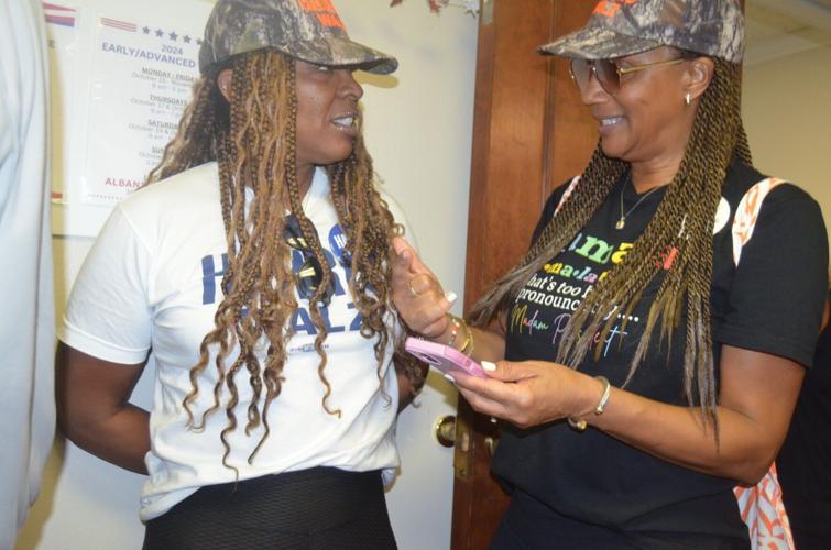 Democratic officials rally voters, campaign workers at Friday gathering