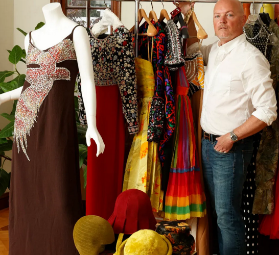 Journalist and fashion collector David Nash.