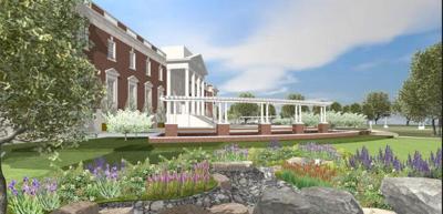 Rendering of the Chicago History Museum and part of the Jaffee History Trail, set to be completed in the fall.