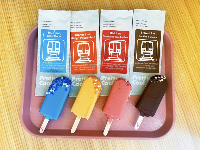 Chicago’s Pretty Cool Ice Cream launches CTA-themed pops image two