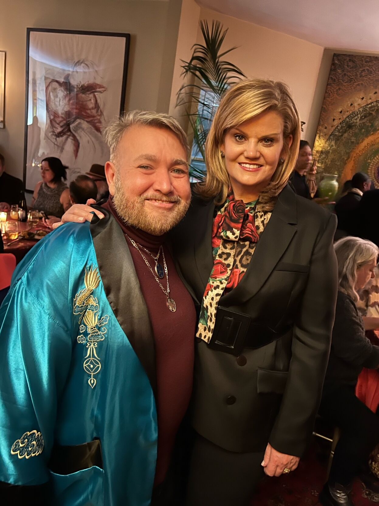 Jesus Salgueiro and First Lady MK Pritzker.