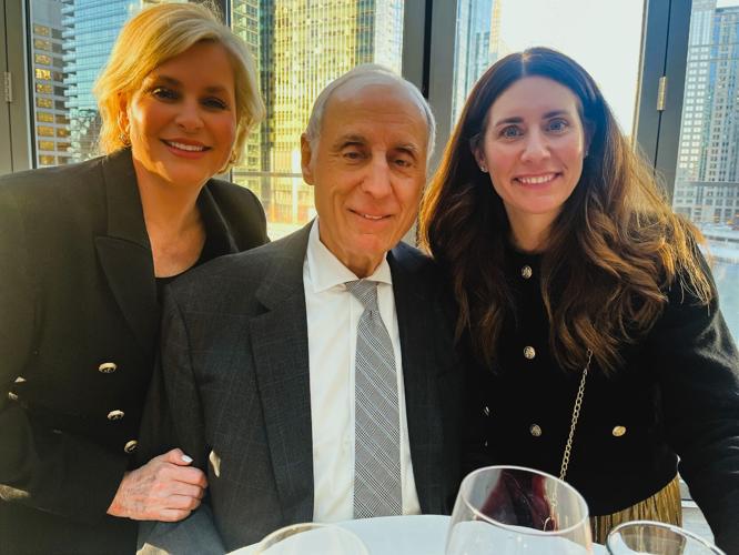 Gibsons restaurant's Kathy Piccone, Steve Lombardo and Liz Lombardo Stark.