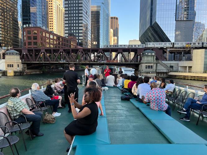 The Chicago Architecture River Cruise is a must-do. (Photo Candace Jordan)