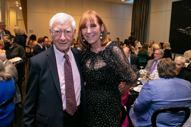 Architect Lucien Lagrange, shown here with wife Melinda Jakovich-Lagrange, received the Vision into Reality Award from SOAR. (Photo by Sean Kennedy))