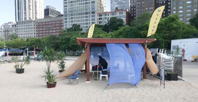 “Bruce the Masseuse”- Long time Oak Street Beach icon is still going strong 1