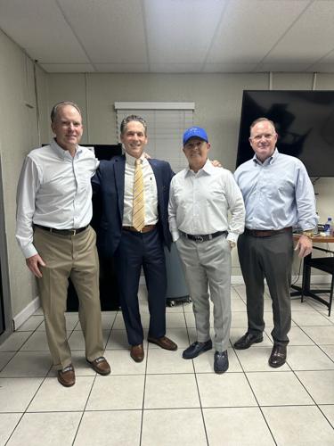 From left to right: Greg Kelly, Chris Saraceno, Jaime Vergara, and Tim Kelly.