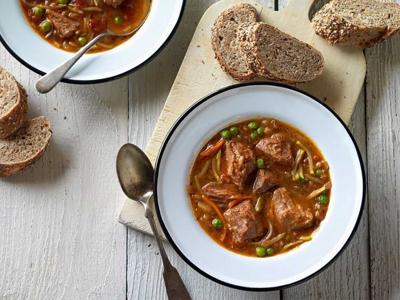 Slow-Cooker Beef  Pot Roast Soup