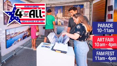 Hinsdale debuts "Fourth for All," a family-friendly art fair with live entertainment, a parade, food, fun and ART on July 4th.
