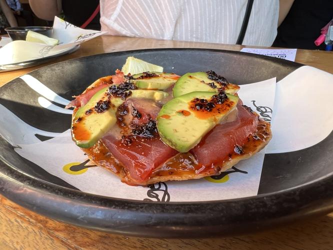 Tuna tostada with macha _ Photo by Anthony Martorina .jpg