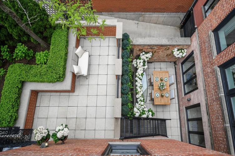 Rooftop of 1336 N. State Parkway. (Offered by Emily Sachs Wong)