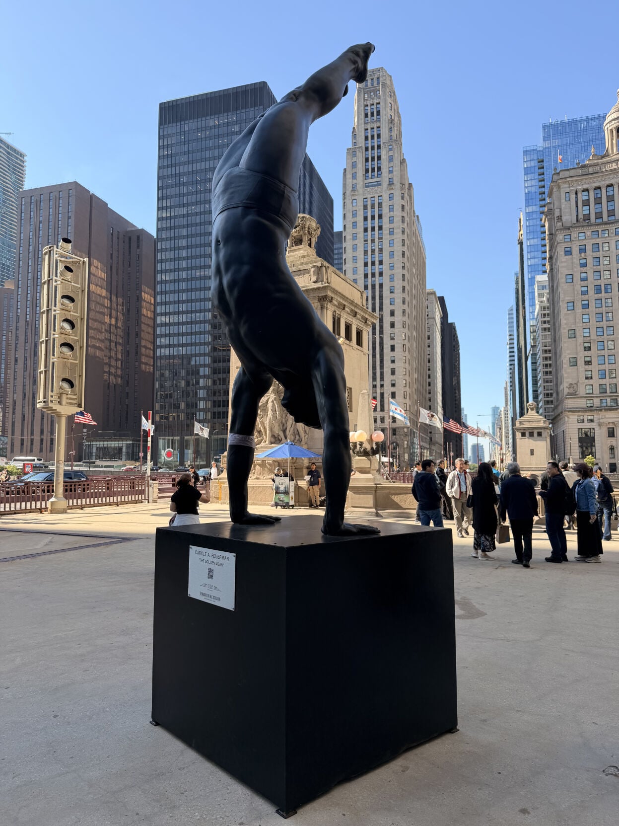 The Golden Mean on the Plaza of The Wrigley Building. (Carol Fox & Associates photo)