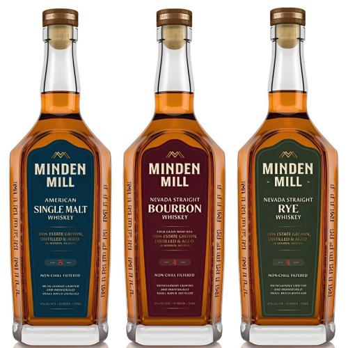 Minden Mill launches three ultra-premium estate-grown whiskeys: American Single Malt, Bourbon and Rye