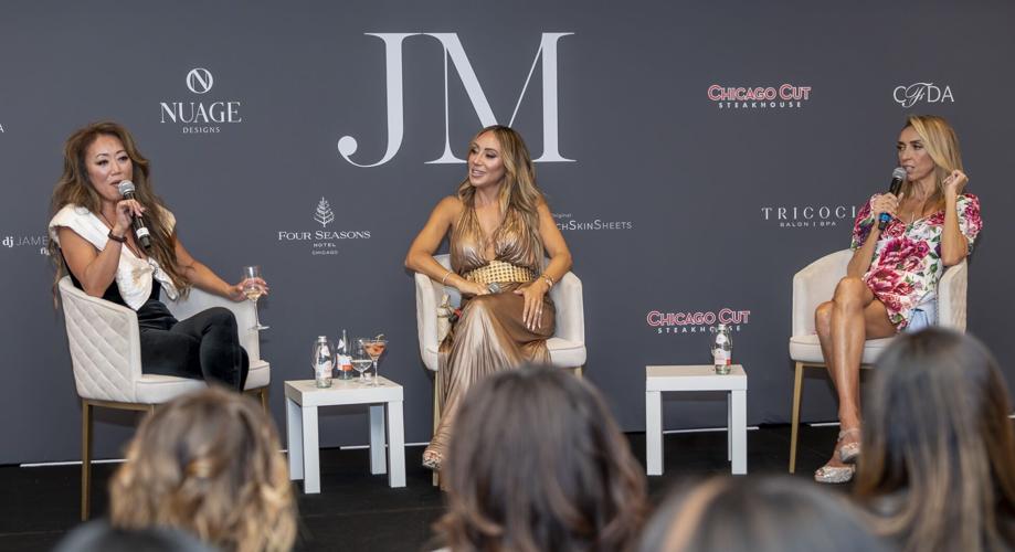 Panel discussion at Four Seasons Hotel Chicago with Janet Mandell, Melissa Gorga and Giuliana Rancic. (Photo by Gerald Eustaquio)