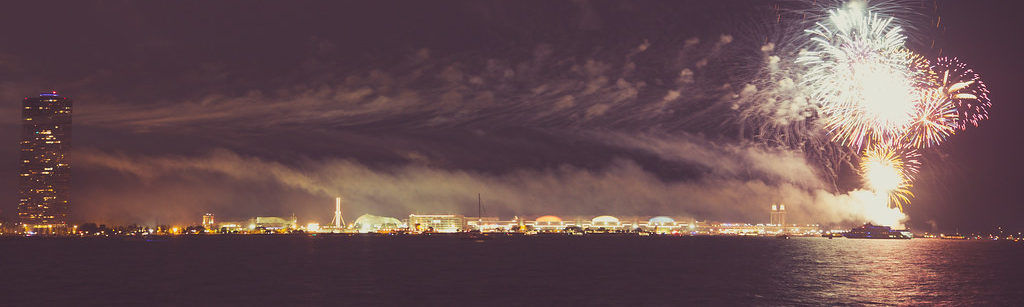 Navy Pier Fourth of July FIreworks – Chicago 2014