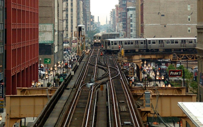 Chicago’s iconic State & Lake “L” station