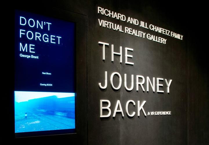 VR Exhibition Space, The Journey Back Gallery (Photo by Emily Mohney)