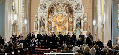 Music of the Baroque's Holiday Brass & Choral Concert at St. Michael's Church in Old Town. (Photo by Candace Jordan)