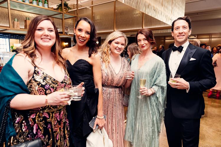 Elysa Chew, Trustee Aimee Graham, Marilyn Rosen, Associates Board Member Vanessa Passini and Associates Board Member Nigel Caine. The Steppenwolf Associates are a group of young professionals that fundraise for Steppenwolf Education throughout the year....