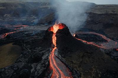Iceland volcano erupts for fourth time in three months