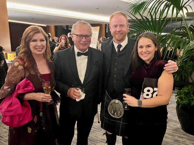 Judy and Peter Gibbons with David and Lyndsey Inglis. (Photo by Candace Jordan)
