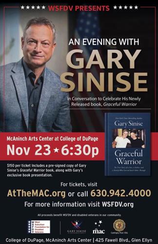 Gary Sinise event on Nov. 23.