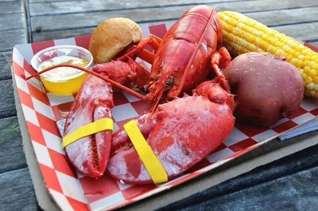 The Great American Lobster Fest experience includes 1 1/4 lb. lobster, boiled potatoes, corn on the cob and more.